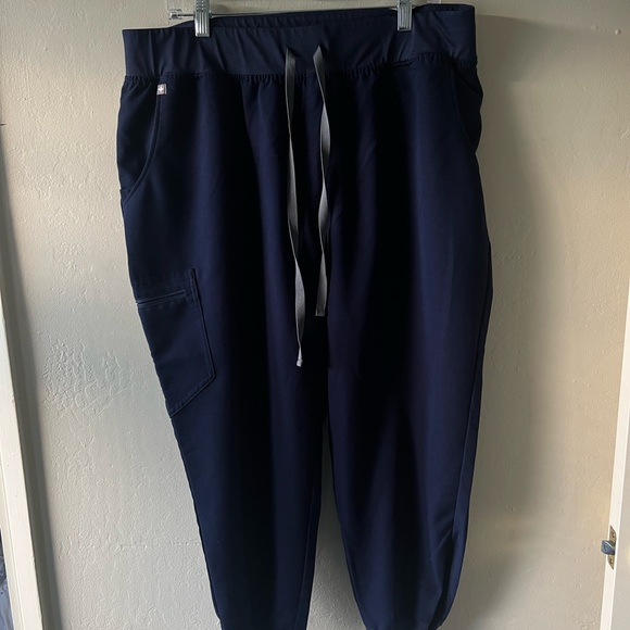 Figs Pants - Figs Deep Blue AND Brown Women's Joggers. 2 pairs of pants!